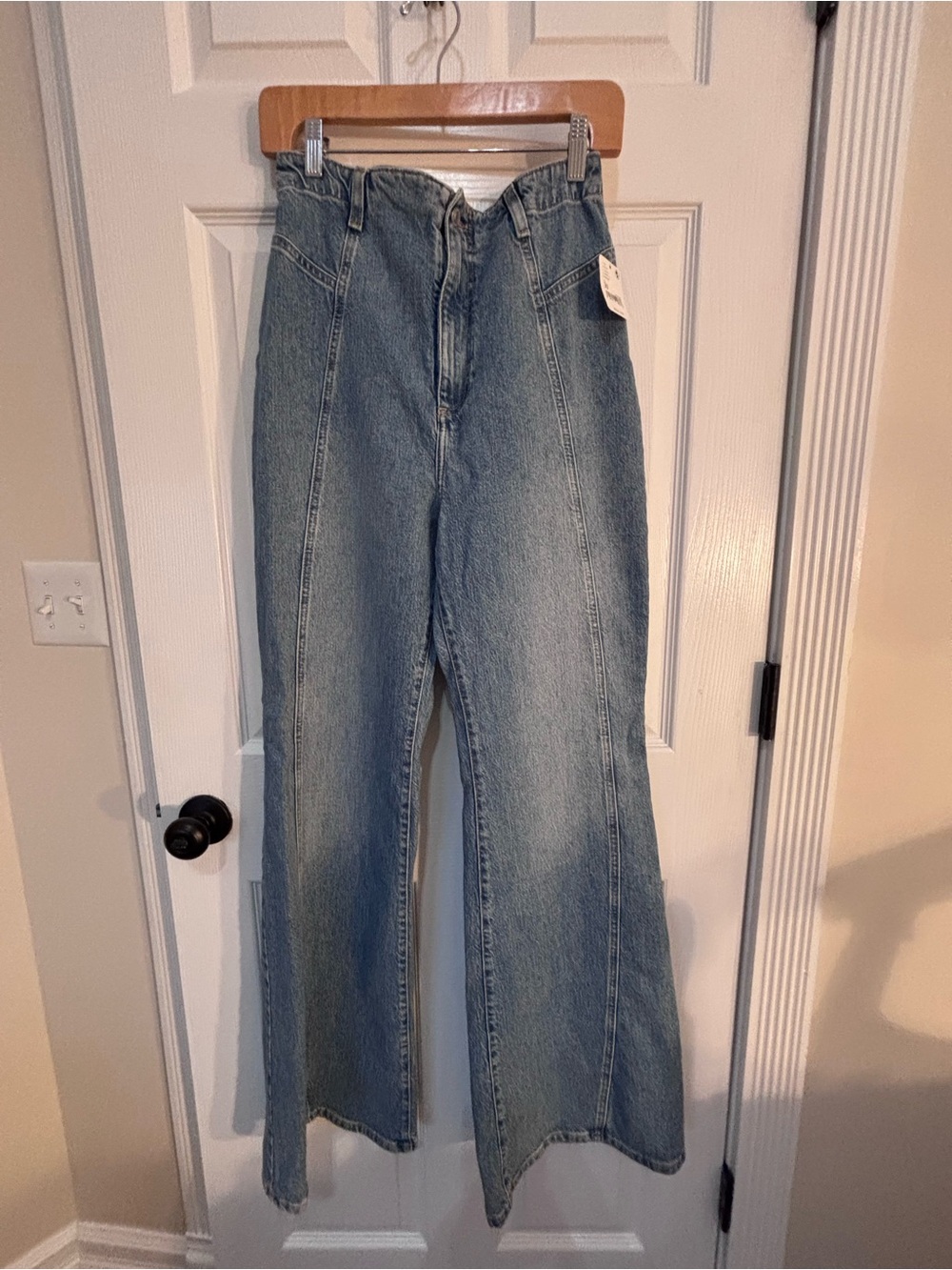 Free People High-Rise Wide-Leg Jeans